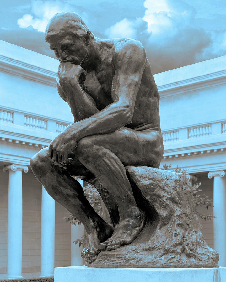 The thinker statue 